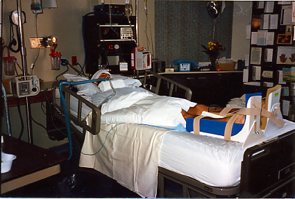 Dane in hospital 1988